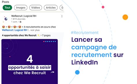 Lancer Une Campagne De Recrutement Sur Linkedin