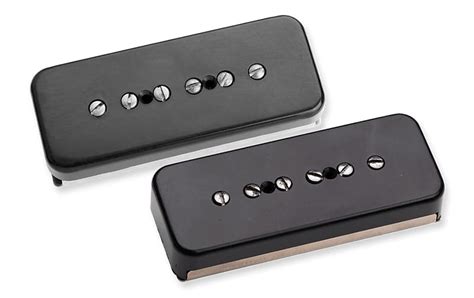 Seymour Duncan Antiquity P90 Soapbar Pickup Set 11038 62 Black Covers Murphy S Music