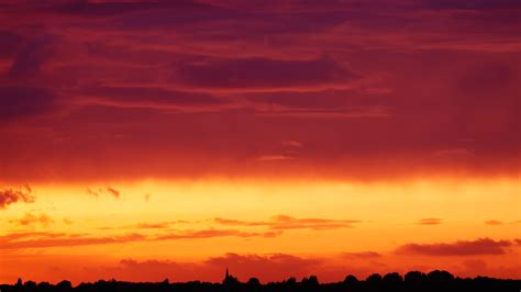 Fotos Gratis Paisaje Horizonte Silueta Ligero Nube Amanecer