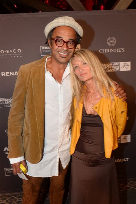 Photo Yannick Noah et sa femme Isabelle Camus lors du dîner de la