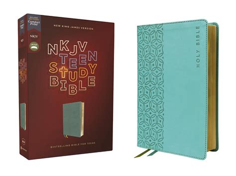 Amazon.com: NKJV, Teen Study Bible, Leathersoft, Teal, Comfort Print