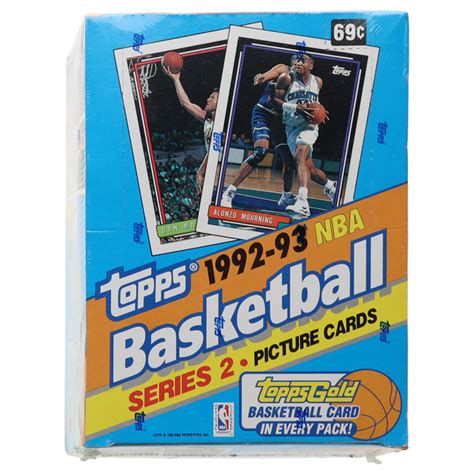 1992 93 Topps Series 2 Basketball Hobby Box With 36 Packs Pristine