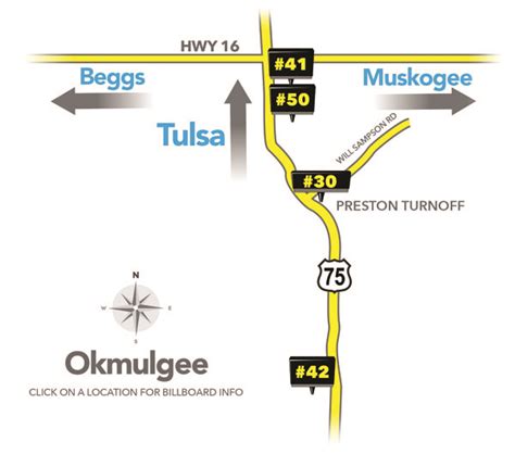 Premium Billboard Locations in Okmulgee, Oklahoma - Gordon Outdoor ...