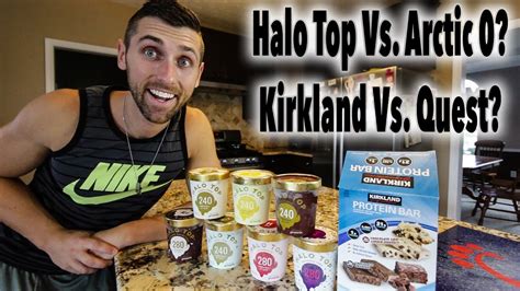 Official Halo Top And Kirkland Protein Bar Taste Test Review Youtube