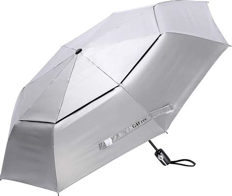 G4Free UPF 50 UV Protection Travel Umbrella 42 46 Inch Auto Open Close