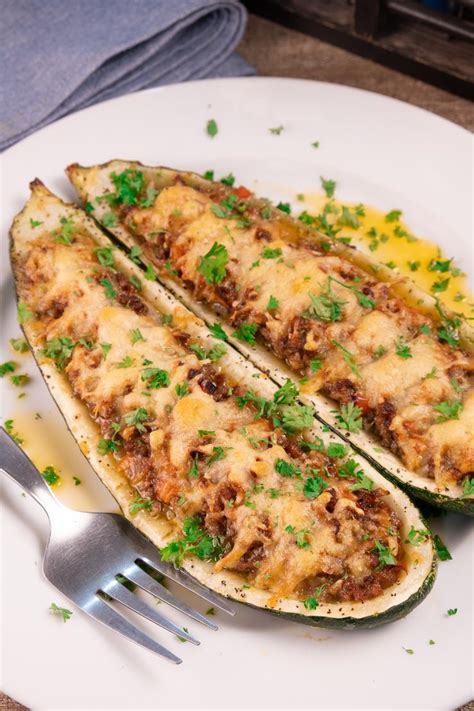 Keto Zucchini Boats Low Carb Taco Zucchini Boats With Ground Beef Keto Stuffed Zucchini