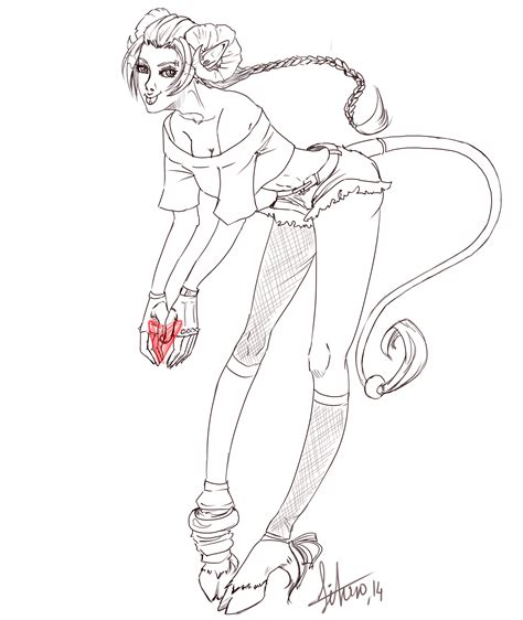 Succubus Sketch By Ghiniro Kun On Deviantart