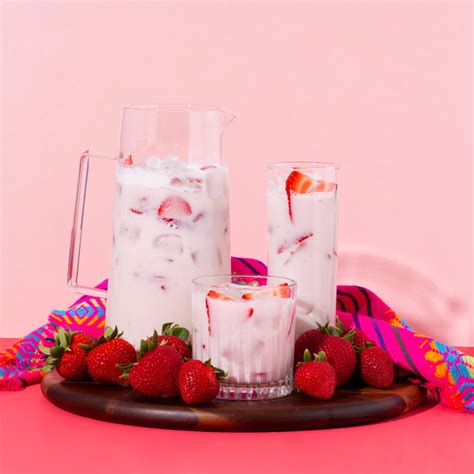 How To Make Authentic Traditional Strawberry Horchata Chicano Eats