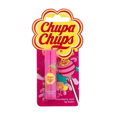 Chupa Chups Lip Balm Strawberry Swirl Cosmetic Capital