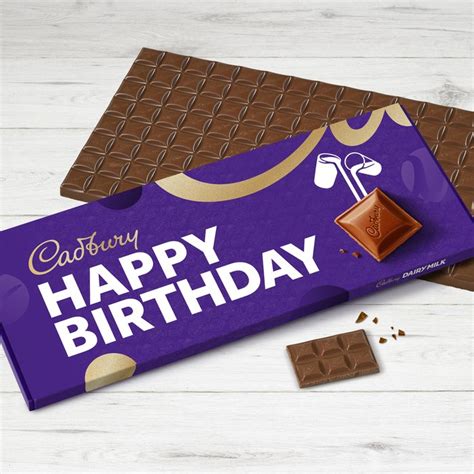 Giant Cadbury Birthday Dairy Milk Chocolate Bar 850g Moonpig