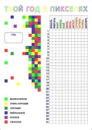Трекер настроения: скачать и распечатать шаблон — 3mu.ru