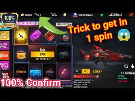 How To Get Megalodon Alpha Scar Skin In One Spin Trick To Get In 1