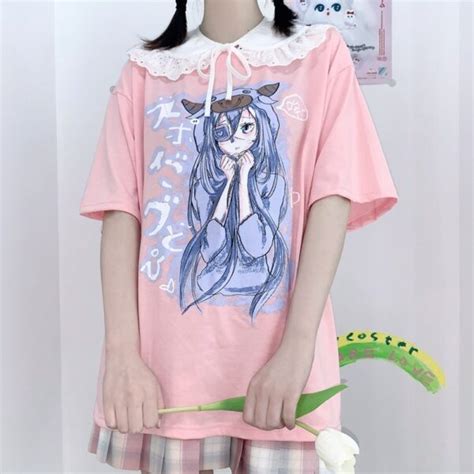 Harajuku Kawaii Pink Graphic T Shirts Kawaii Fashion Shop Cute