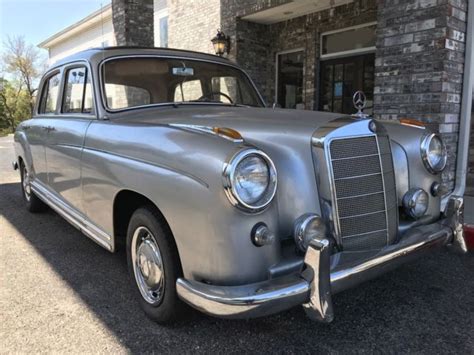 Rare 1958 Mercedes Benz 220s With Webasto Sun Roof Classic Mercedes