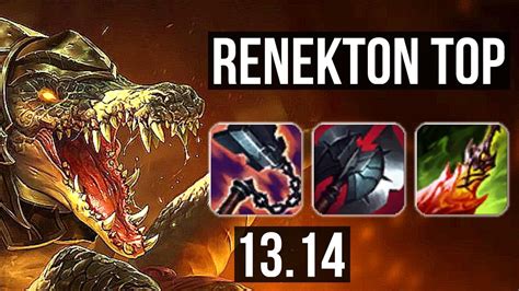 RENEKTON Vs YONE TOP 8 1 4 Rank 8 Renekton Dominating KR Master