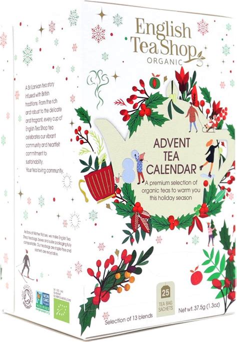 English Tea Shop White Advent Calender Adventskalender Thee