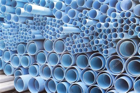 Pvc Pipes Stacked In Construction Site Stock Photo By Toa