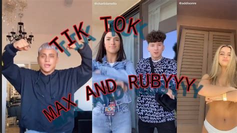 Tik Tok Compilation Dance Max And Rubyyy YouTube