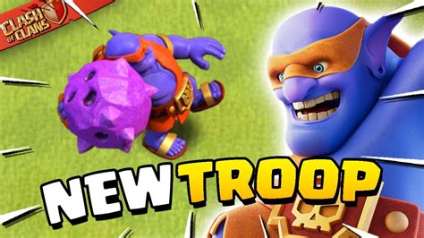 New Super Bowler Troop Explained Clash Of Clans Youtube