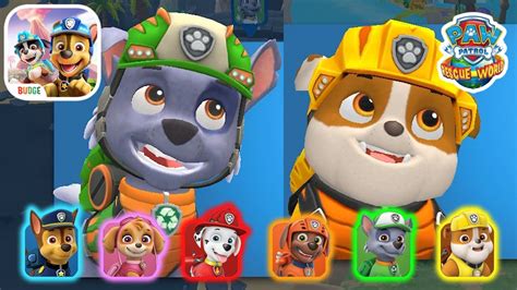 💚⭐🐶paw Patrol Rescue World 38 Rubble Rocky Special Treat Get Ready For