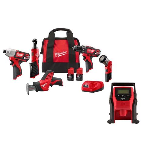 Milwaukee M Volt Lithium Ion Cordless Combo Kit Tool W Volt