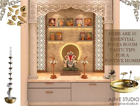 10 Essential Pooja Room Vastu Tips For A Positive Home Alive Studio