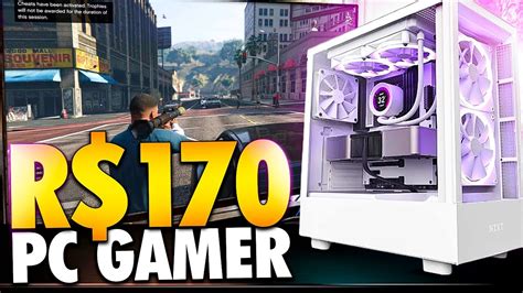 MEU NOVO PC GAMER BARATO DE R 170 QUE RODA ATÉ MESMO GTA V MINECRAFT