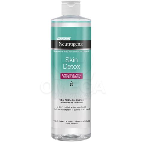 Neutrogena Skin Detox Triple Micellar Water Νερό Καθαρισμού Προσώπου