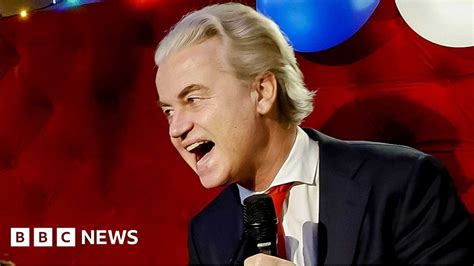 Dutch Anti Islam Politician Geert Wilders Celebrates Win BBC News