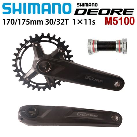 Shimano Deore M5100 Crankset 1x11 Speed 2x11 Speed MTB Mountain Bike