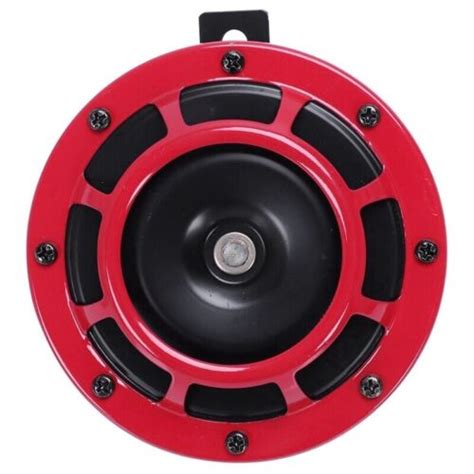 X Red V Db Car Van Grille Horn Compact Super Tone Loud Blast