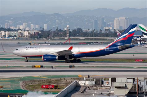 Aeroflot A330 243 Arriving At LAX On December 20 2018 European