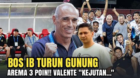 SEBUAH KEJUTAN Ada Sosok Iwan Budianto Di Balik Kemenangan Arema FC