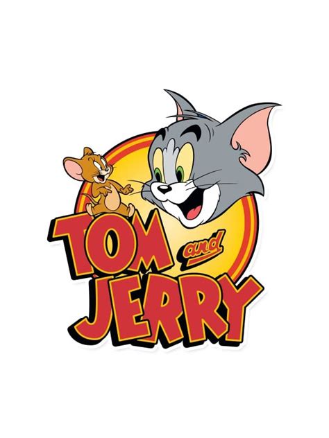 Tom And Jerry Classic Logo Official Tom And Jerry Sticker Redwolf