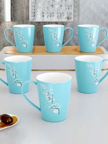 Blossom Blue Coffee Mug Set Set Of At Rs