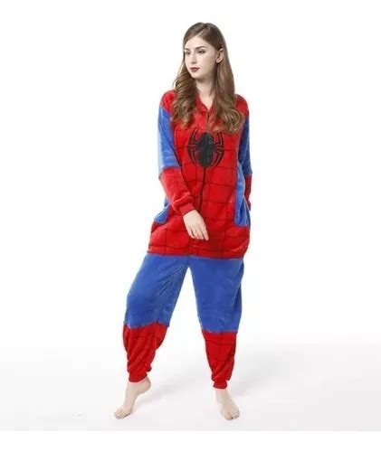 Pijama Mameluco Spiderman Para Adulto Suave Envío Gratis Envío gratis