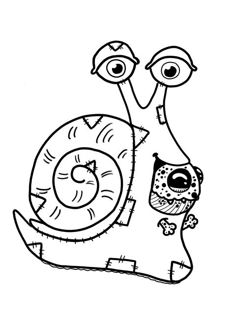 Gary Snail Coloring Pages