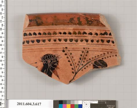 Terracotta Fragment Of A Calyx Krater Bowl For Mixing Wine And Water