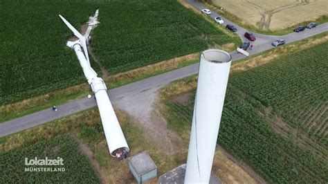 Betriebsstopp Nach Windradabsturz In Gescher Empfohlen Westfalen