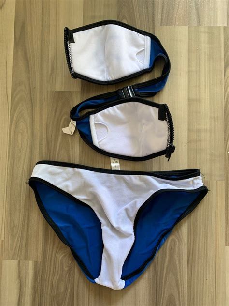Royal Blue Bikini Set Women S Fashion Swimwear Bikinis Swimsuits