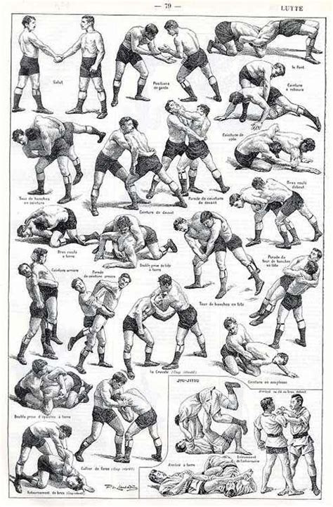 Collage of Catch Wrestling techniques. | Martial arts techniques ...