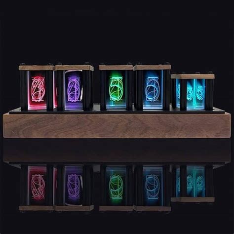 Horloge Tube Lumineux Nixie Science Labs