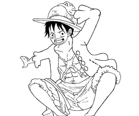 Luffy F R Den Druck Zum Ausmalen Kostenlos Malvorlagen Und