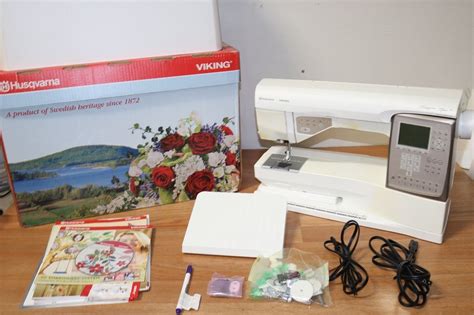 Used Husqvarna Viking Topaz 20 Embroidery Sewing Machine