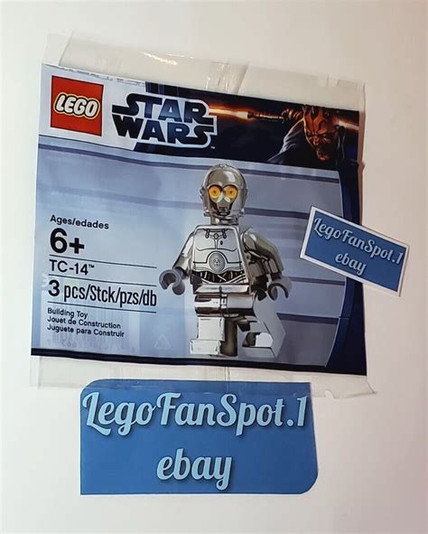 Lego Star Wars Tc Protocol Droid Chrome Silver Polybag Minifigure