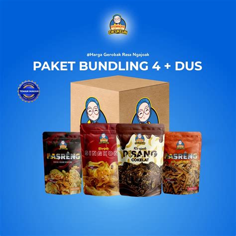 Jual Cikukeun Bundling Dus Basreng Stick Keripik Singkong