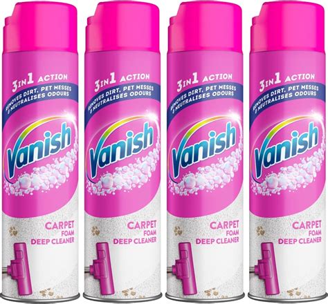 Vanish Carpet Cleaner Upholstery Gold Power Foam Shampoo Large Area