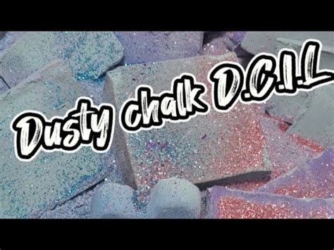 Crushing Gym Chalk With Glitter And Shaving Foam Youtube