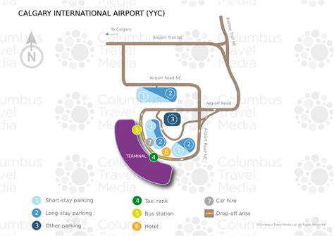 Calgary International Airport Map