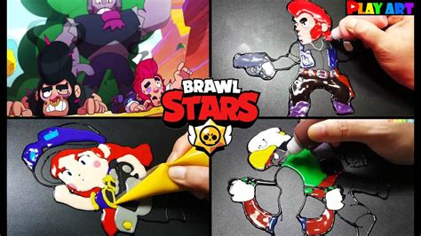 Brawl Stars Animation Pancake Art Colt Jessie Bo 팬케이크아트 브롤스타즈 콜트